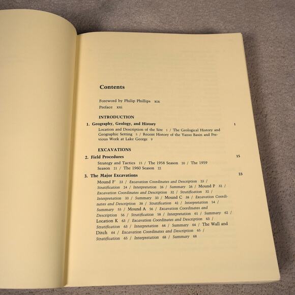 Excavations at the Lake George Site Yazoo County MS 1958-1960 Williams & Brian - Picture 11 of 13